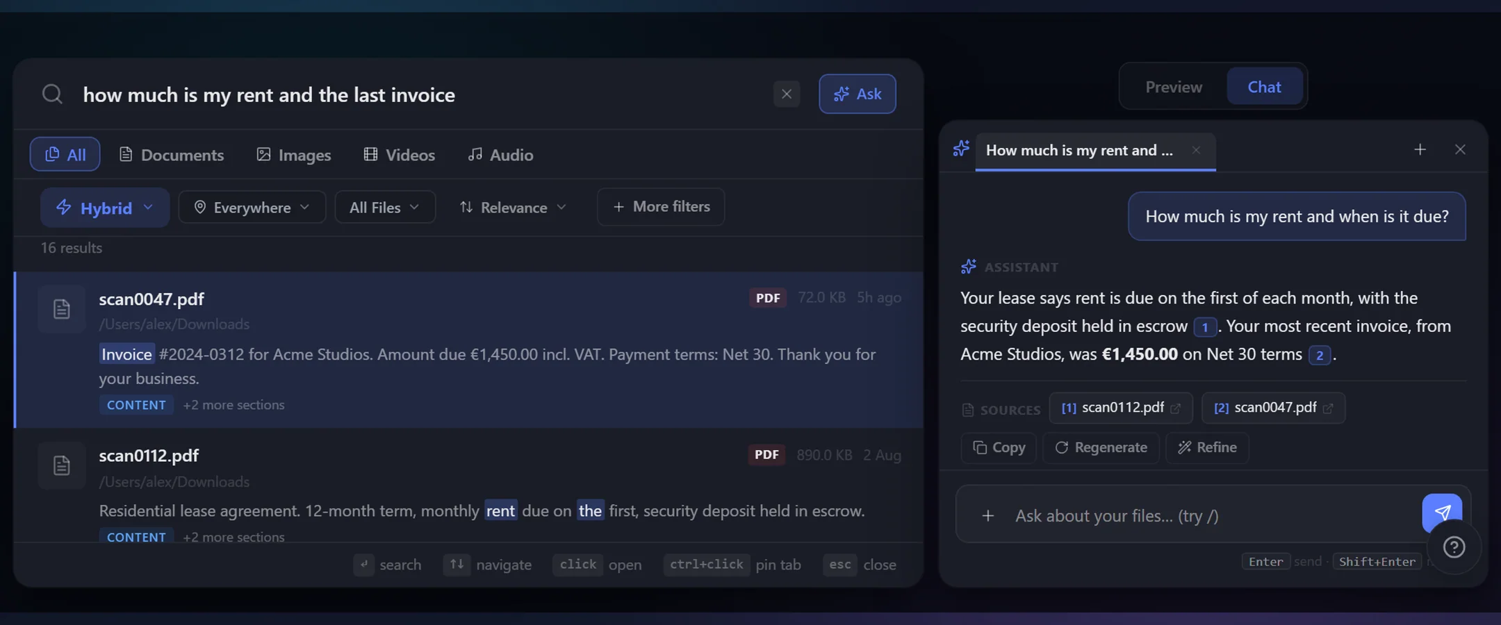 BeaconFind: Ask a question, get an answer with sources